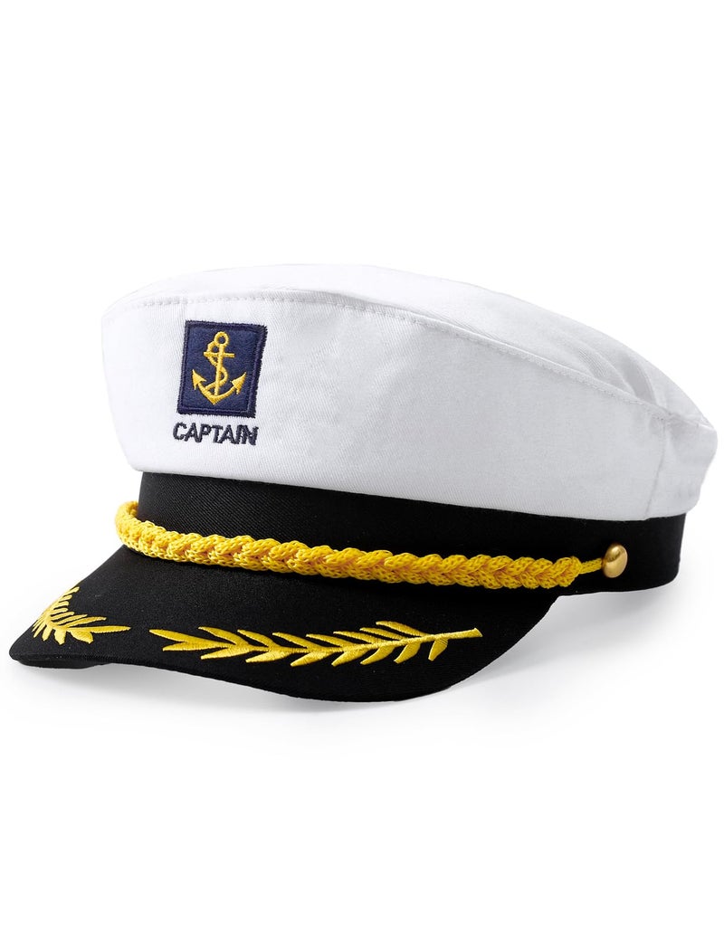 Funny World Men's Yacht Captain Hat - Image 1